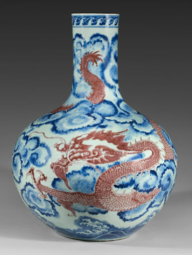 vase porcelaine impériale chinoise