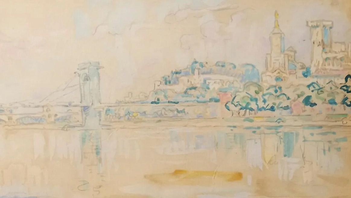 Aquarelle Paul Signac Avignon