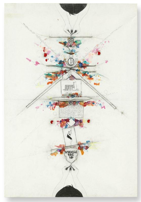 dessin Alighiero Boetti