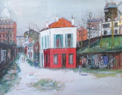 gouache Maurice Utrillo