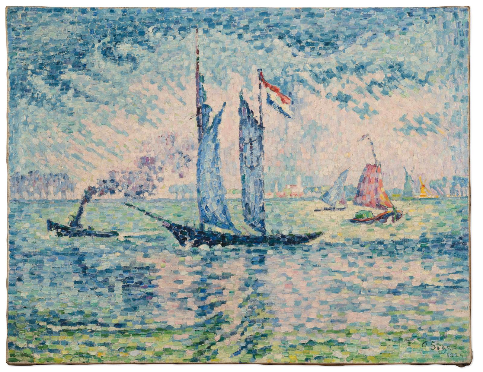 tableau huile sur toile paul Signac