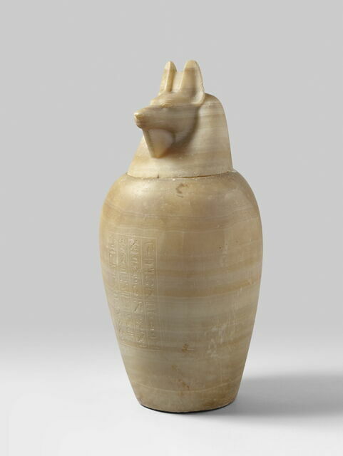 Vase canope égyptien en albâtre